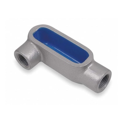 CAJA CONDULET OVALADA TIPO LR 2'' ROSCA ACERO GALVANIZADO S/TAPA LR67 THOMAS & BETTS