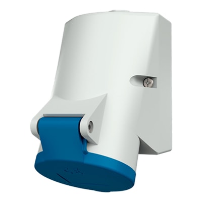 TOMA VISIBLE 16AMP 3P+T 250V AZUL 9H IP44 MENNEKES