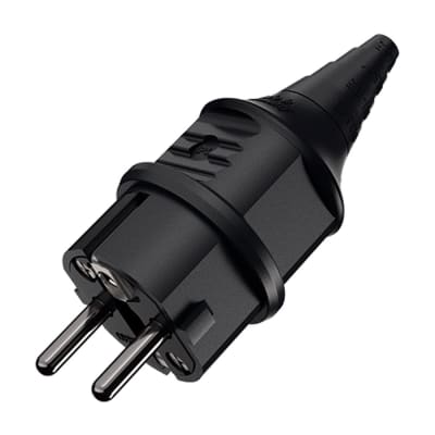 ENCHUFE SCHUKO COLOR NEGRO 16AMP 2P+T 250V IP44 MENNEKES