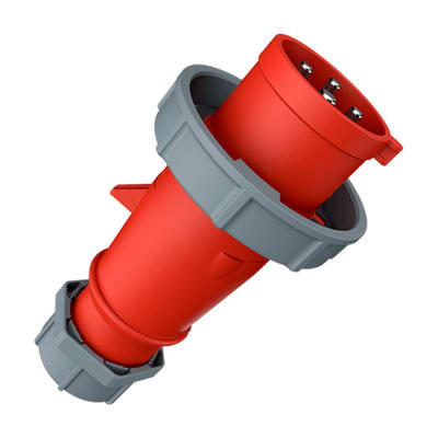 ENCHUFE 32AMP 3P+T 440V ROJO 3H IP67 MENNEKES