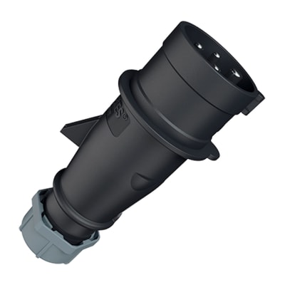 ENCHUFE 16AMP 3P+T 500V NEGRO 7H IP44 MENNEKES