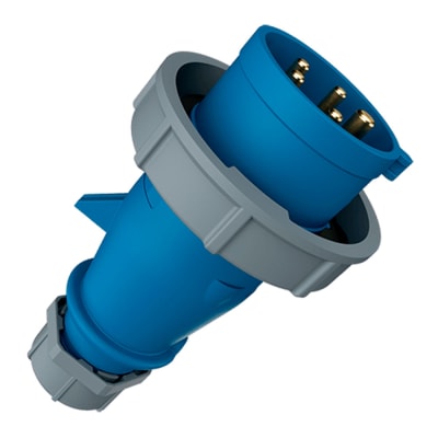 ENCHUFE 16AMP 3P+N+T 250V AZUL 9H IP67 MENNEKES