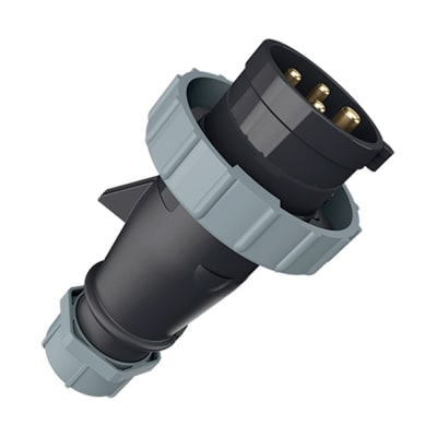 ENCHUFE 32AMP 3P+T 500V NEGRO 7H IP67 MENNEKES