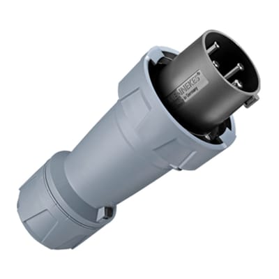 ENCHUFE 63AMP 3P+T 500V NEGRO 7H IP67 POWERTOP PLUS 3323 MENNEKES