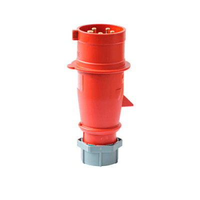 ENCHUFE 32AMP 3P+N+T 415V ROJO 6H IP44 MENNEKES