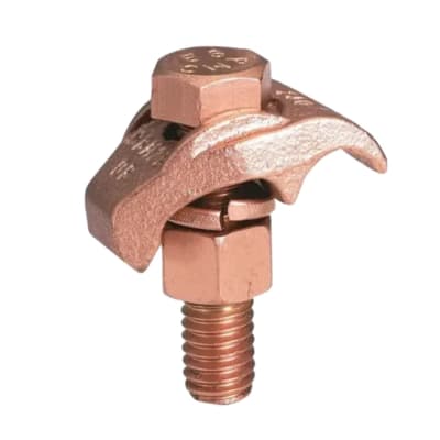 CONECTOR MECANICO CU TIPO GBM P/CABLE 4AWG-2/0AWG A BARRA 1/4'' PERNO 3/8'' UL BURNDY