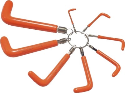 JUEGO 8 LLAVES MACHO ACODADAS 1000V (1.5-8MM) ML23 PENTA ALROC