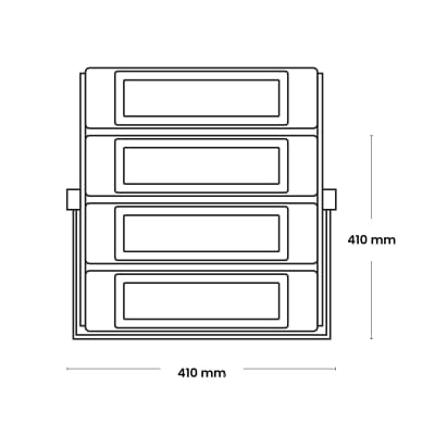 REFLECTOR LED HIGH POWER 400W 56000lM IP66 IK08 6500K 100-277VAC NVHP-REFL400W NAVIA LED