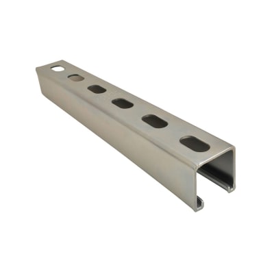 CANAL STRUT RANURADO 1 5/8''X1 5/8'' X3MTS ESPESOR 2.5MM GALVANIZADO CALIENTE P1000HG-SL ELECTRICAL FITTINGS