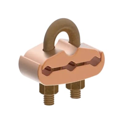 CONECTOR TIERRA CU P/3CABLES PARALELOS 2/0AWG-250MCM A TUBO 3/8'' Ø5/8''-3/4'' UL BURNDY