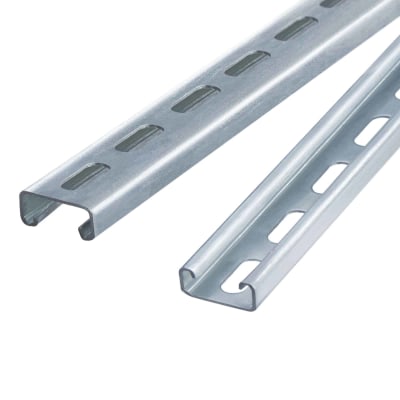RIEL STRUT 41MMX21MM RANURADO 3MTS ACERO GALVANIZADO EN CALIENTE FORM A EE 2.0MM MODELO PBRA MECANO