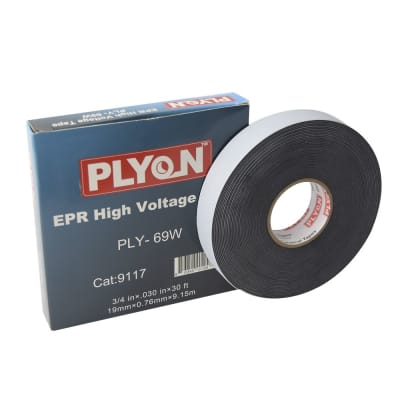 CINTA AISLANTE AUTOFUNDENTE PLY-69W 3/4'' X9.15MTS PLY-69W PLYON