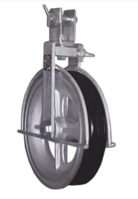 POLEA DE ALUMINIO P/TENDIDO 13'' AP13V VULCANIZADA AL HORNO AMERICAN BULL PULLEY