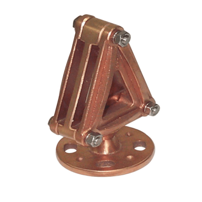 PORTAPLETINAS VERTICAL PARA PLETINAS FIJAS DE CU MONTADO SOBRE AISLADOR PPV-120127 ARAGCU AS