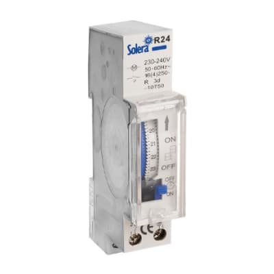 INTERRUPTOR HORARO 24H ANALOGICO 230V AC SOLERA