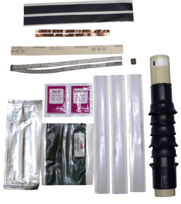 TERMINACION AUTOCONTRAIBLE UNIPOLAR 15-35KV 350-750AWG-KCMIL TFT-354E-T8 RAYCHEM