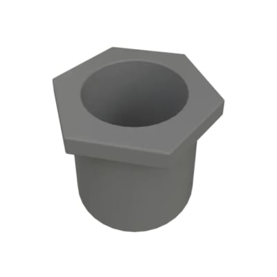 REDUCCION BUSHING PVC Ø3/4''X1/2'' UL 59897 ALLIED