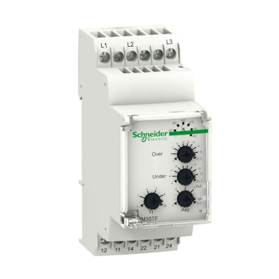RELE DE SECUENCIA Y FALTA DE FASE TRIFASICO 220/440VAC DIN RM35TF30 SCHNEIDER ELECTRIC