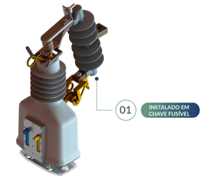 SECCIONADOR CUT OUT POLIMERICO MONOFASICO ROCKET-1 BALESTRO