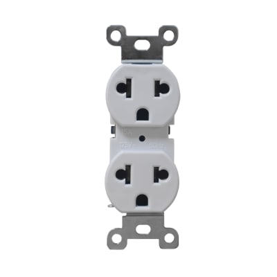 TOMA DOBLE EMPOTRAR L/T UNIVERSAL BLANCO SH-TDBI NAVIA LED