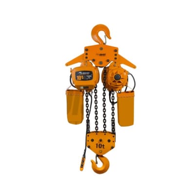 POLIPASTO CADENA CON TROLLEY ELECTRICO DE 10TN 220-440V TRIFASICO SSDHL10-04D RHINO HOIST