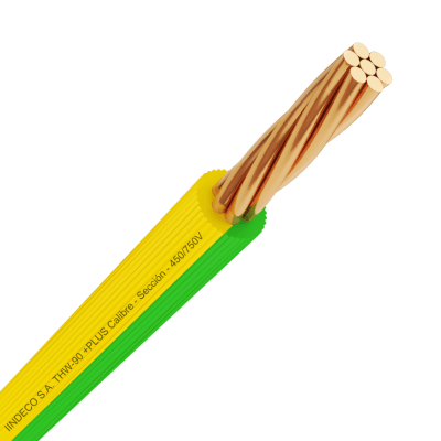 CABLES THW-90 +PLUS 450/750V 10AWG P00040556-4 INDECO