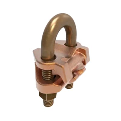 CONECTOR TIERRA CU P/CABLE 4AWG-2/0AWG A TUBO 1/2''-3/4'' Ø7/8''-1'' UL BURNDY