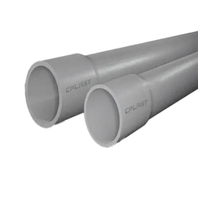 TUBO CONDUIT PVC SCH40 4''X10FT C/EMBONE UL651 CPLAST