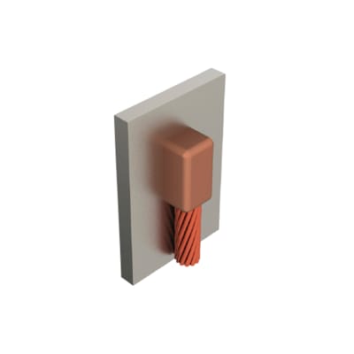 MOLDE CADWELD TIPO VB PARA CABLE 2/0 AWG A ESTRUCTURA (POS. PERPENDICULAR) CADWELD