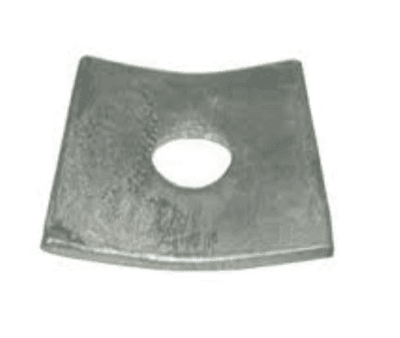 ARANDELA CURVADA 3''X3''X1/4