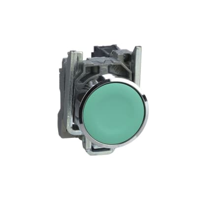 PULSADOR NO LUMINOSO RASANTE VERDE 22MM 1NA IP65 XB4BA31 SCHNEIDER ELECTRIC