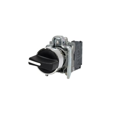 SELECTOR MANIJA CORTA NO LUMINOSO 3 POSICIONES FIJAS 22MM 2NA IP65 XB4BD33 SCHNEIDER ELECTRIC