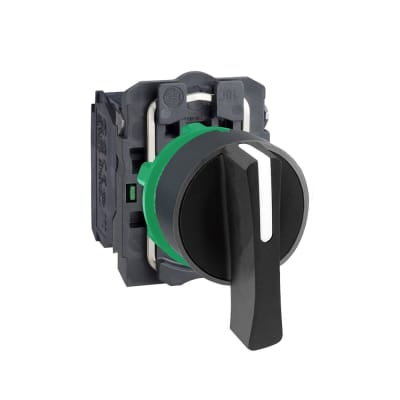 SELECTOR MANIJA LARGA NO LUMINOSO 3 POSICIONES FIJAS 22MM 2NA XB5AJ33 SCHNEIDER ELECTRIC