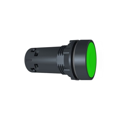 PULSADOR NO LUMINOSO RASANTE VERDE 22MM 1NA IP65 XB7NA31 SCHNEIDER ELECTRIC