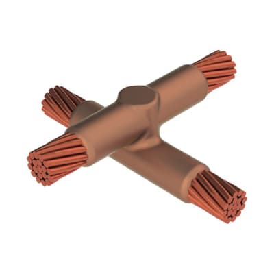 MOLDE CADWELD UNION EN CRUZ «XB'' 4/0 A 4/0 ERICO CADWELD