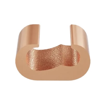CONECTOR TIERRA TIPO ''C'' CU P/CABLE 3/0AWG-250MCM DERV. 3/0AWG-250MCM VAR: 1/2''-5/8'' UL BURNDY