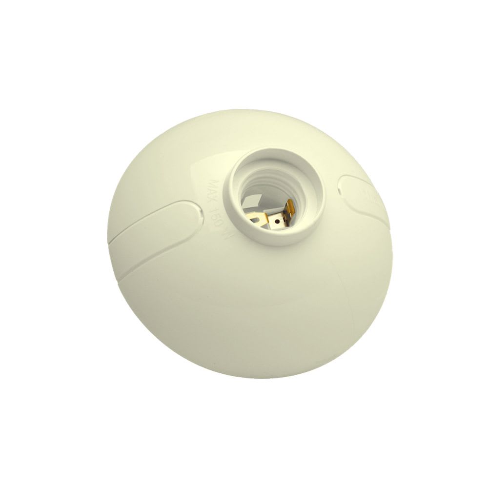 WALL SOCKET OVAL CON ROSCA E27 COLOR MARFIL P21A BTICINO