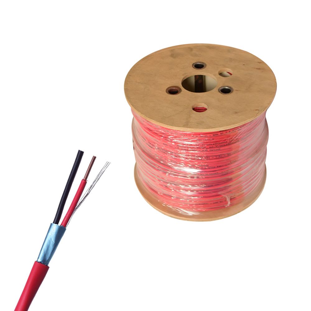 CABLE FPLR ALARMA CONTRA INCENDIOS APANTALLADO 2X14AWG LSZH UL X ROLLO SAR0201HFEDH-UL-FA RAMCRO
