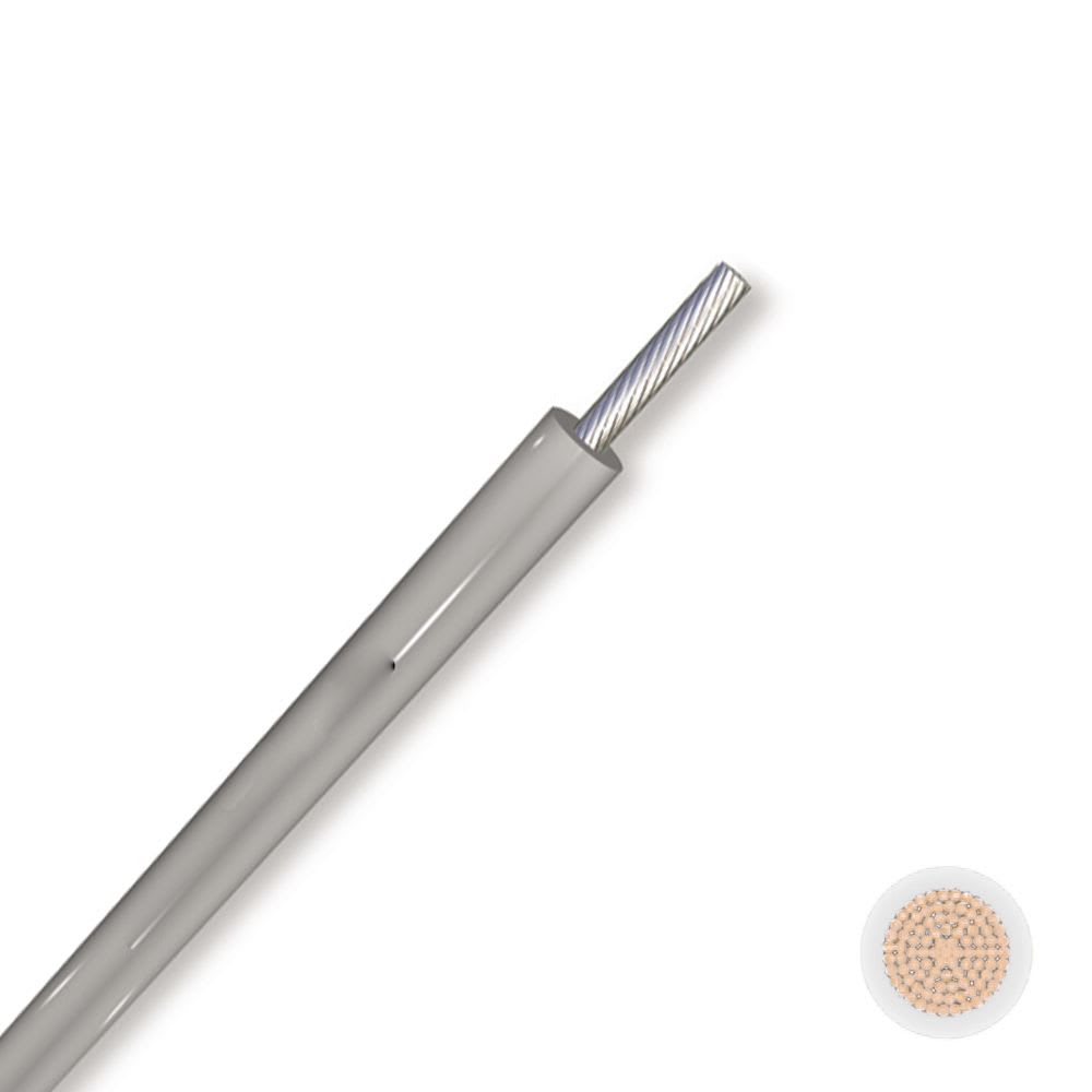 CABLE SILICONA ESTAÑADO 1X1.5MM2 500V 180°C BLANCO X ROLLO SIF ITALIAN CABLE COMPANY