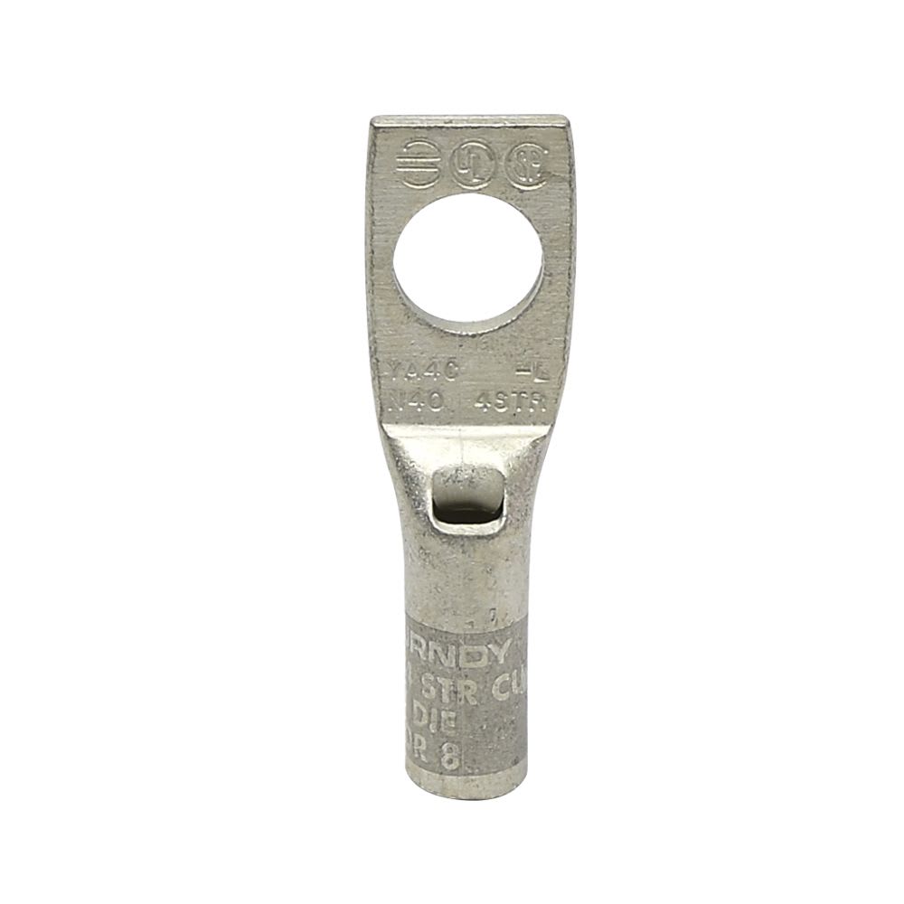 TERMINAL A COMPRESION CON BARRIL ESTANDAR CU/ES.4AWG 1H 3/8'' 35KV YA4CL4BOX BURNDY
