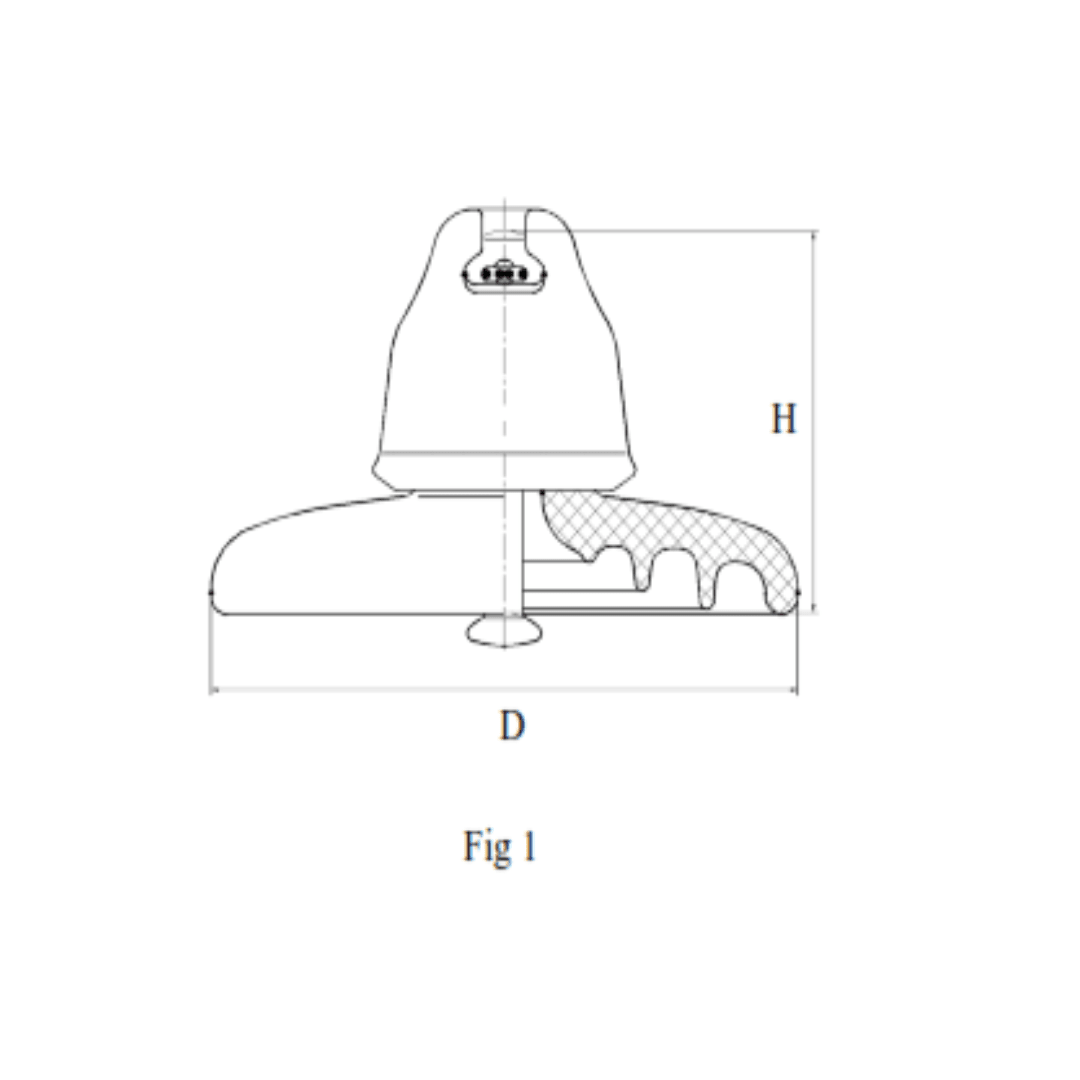 AISLADOR DE PORCELANA TIPO SUSPENSION 160KN 155/360/300MM 0104160M PROCEDENCIA CHINA2