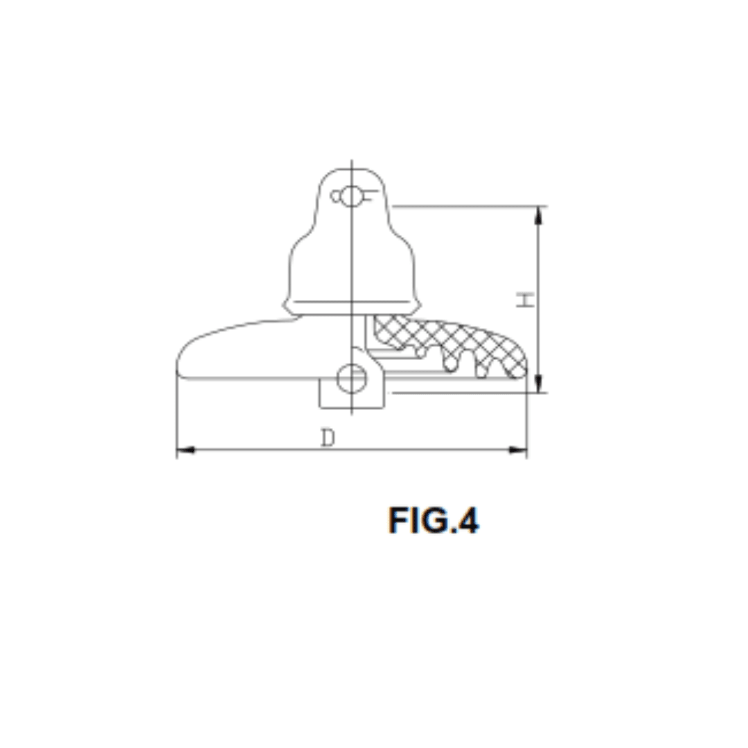 AISLADOR DE PORCELANA TIPO SUSPENSION 70KN 146/255/295MM U70C PROCEDENCIA CHINA2