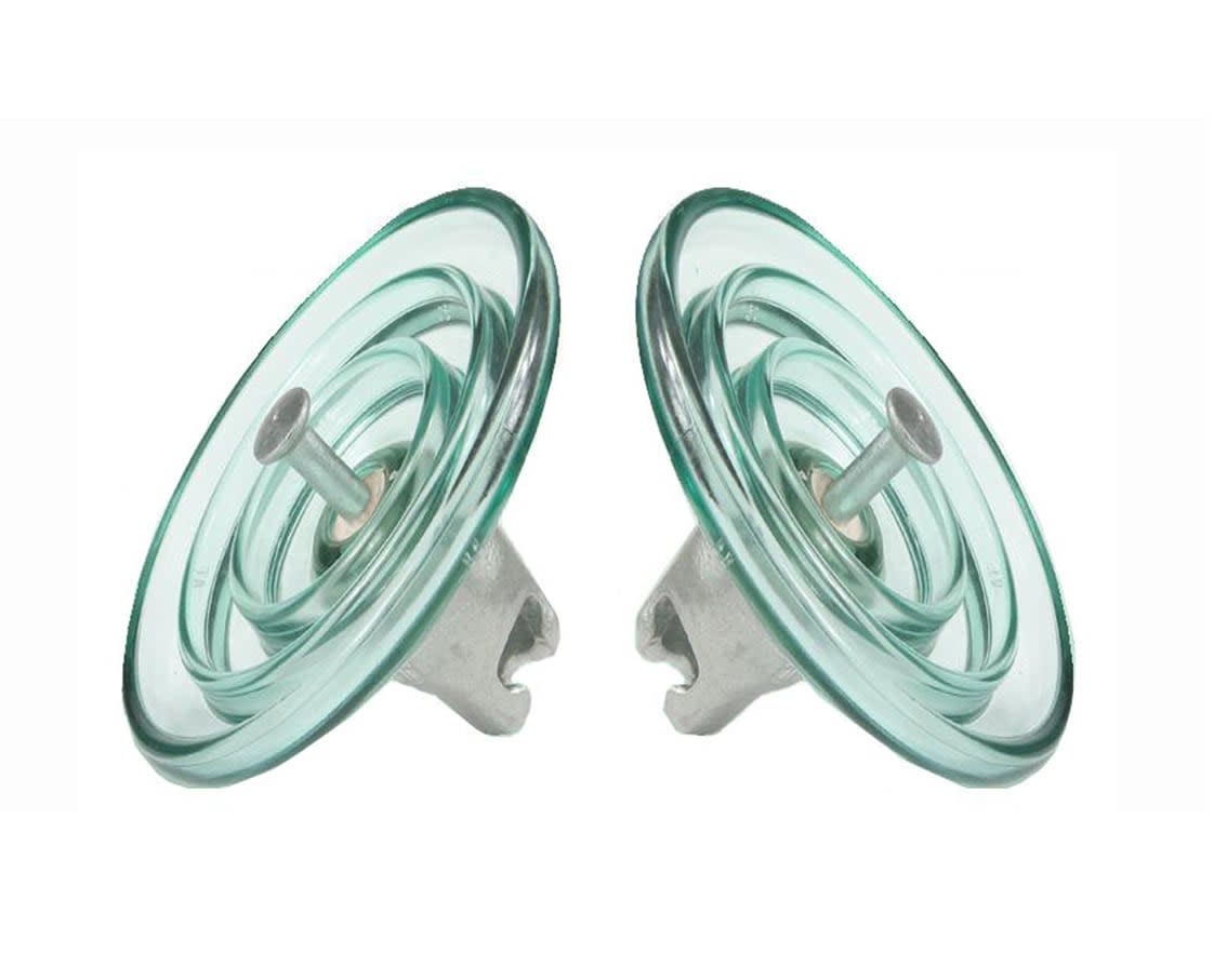 AISLADOR DE VIDRIO TIPO SUSPENSION U120B-146-N-Z-450-C16A-B16A-V PROCEDENCIA CHINA