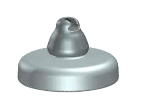 AISLADOR DE SUSPENSION PORCELANA T/FOG CUENCA Y BOLA 111KN LF-229X432MM 8252 GAMMA