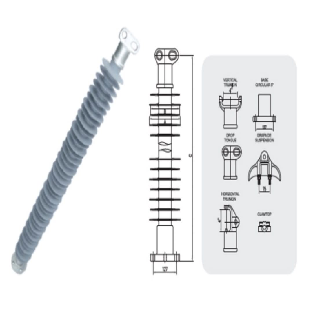 AISLADOR POLIMERICO TIPO LINE POST STLP-145-CL4 SILICON TECHNOLOGY1