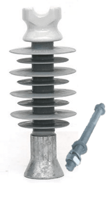 AISLADOR POLIMERICO TIPO PIN 28KV SERIE FP2-28/10 INCLUYE ESPIGA PARA CRUCETA TANHO