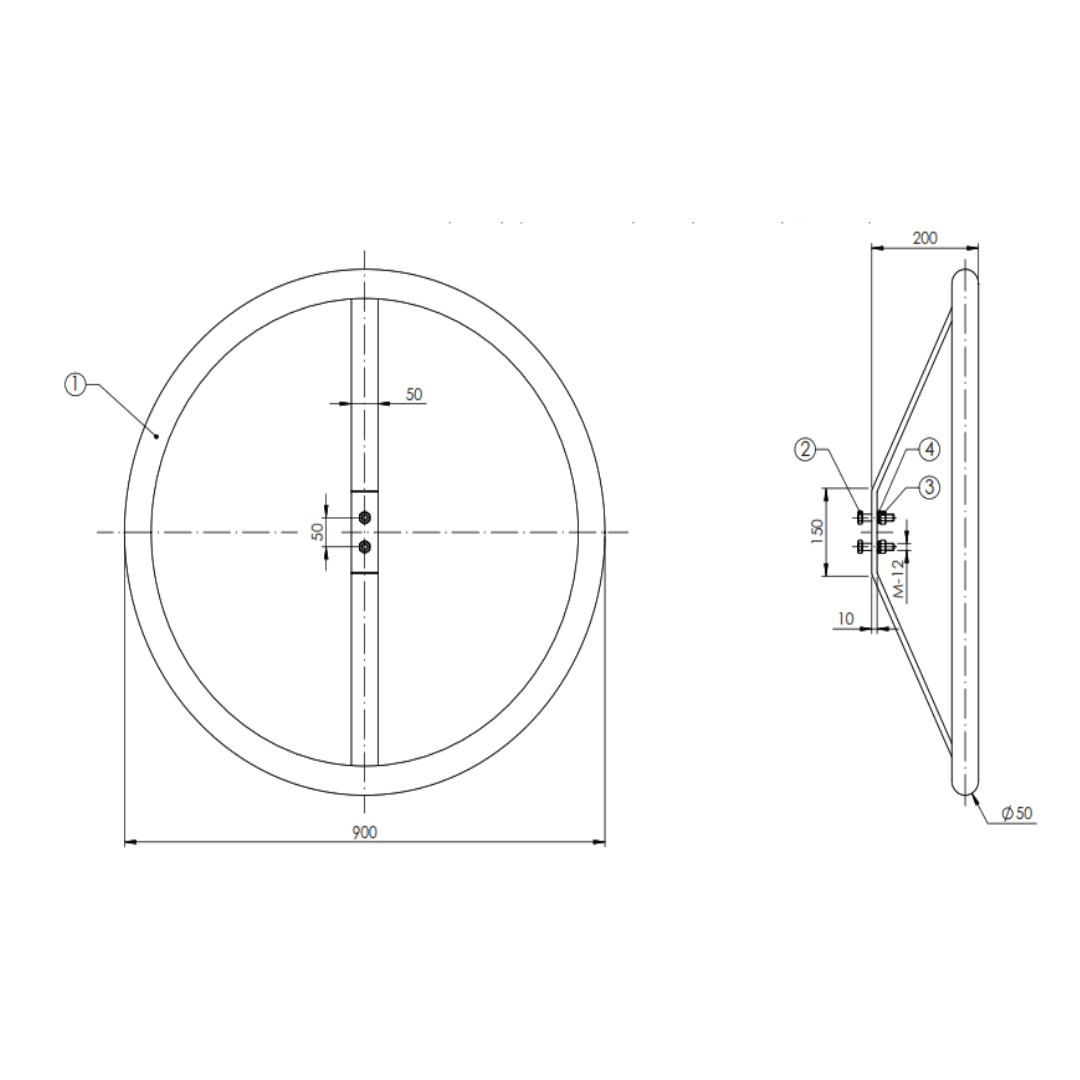 ANILLO EQUIPOTENCIAL CR-900/200 (12306) ARAGCU AT