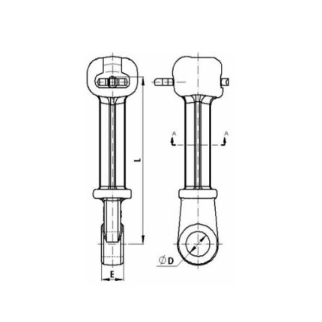 ADAPTADORES CASQUILLO OJO LARGO 5KN MODELO R-11-P ARAGCU AT2