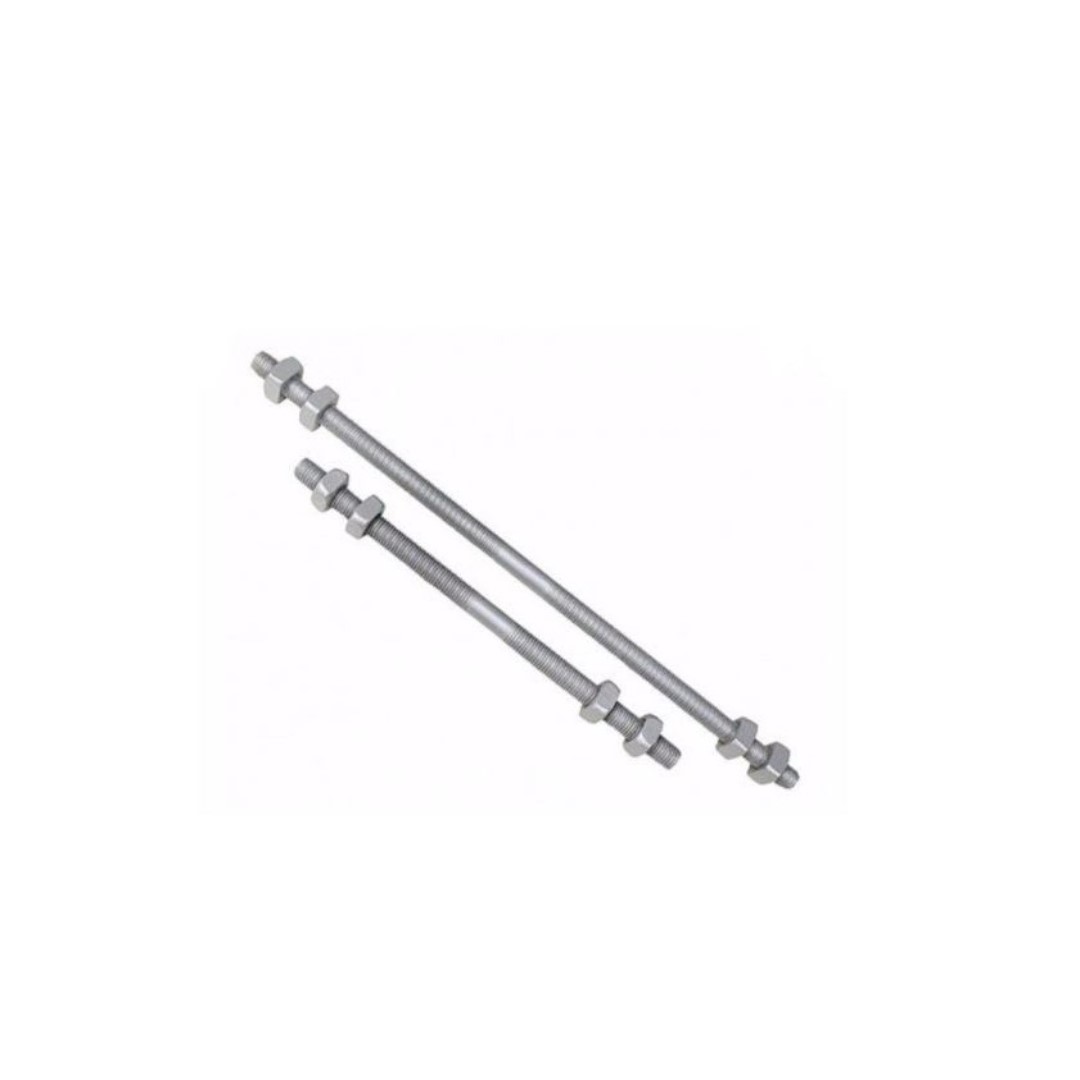 PERNO DOBLE ARMADO CON 4 TUERCAS 5/8''(16MM)X26