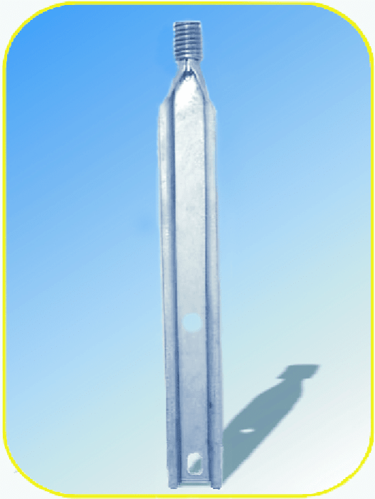 ESPIGA VERTICE PUNTA DE POSTE ANSI-55-5 508X25MM GALV CALIENTE AP5292016 ARAGCU MT